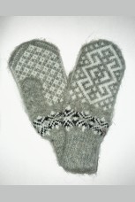 Пуховые варежки