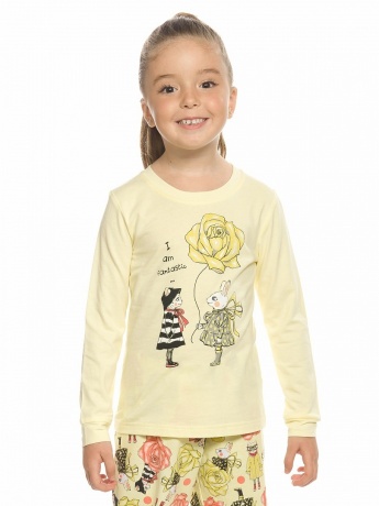 Комплект для девочек ванильный с розами