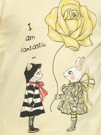 Комплект для девочек ванильный с розами