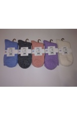 Женские носки вязаные, шерсть ламы, яркие