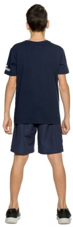 Шорты купальные для мальчика темно-синие с надписью (рост 152-164)