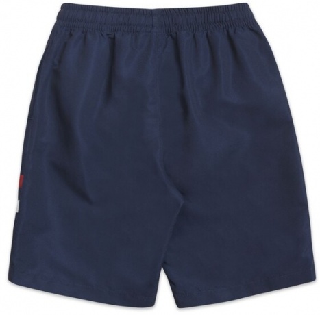 Шорты купальные для мальчика темно-синие с надписью (рост 152-164)