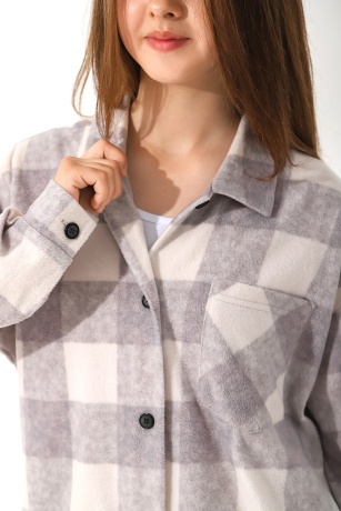 Толстовка-рубашка для девочки Гамбит-1