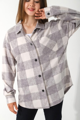 Толстовка-рубашка для девочки Гамбит-1