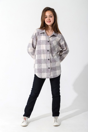 Толстовка-рубашка для девочки Гамбит-1
