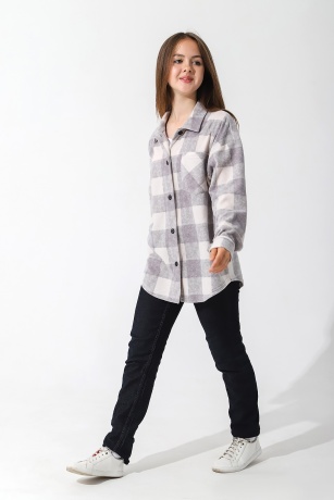 Толстовка-рубашка для девочки Гамбит-1