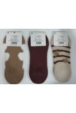 Женские носки B661, пушистые с мишкой