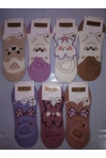 Женские носки пушистые с мишкой