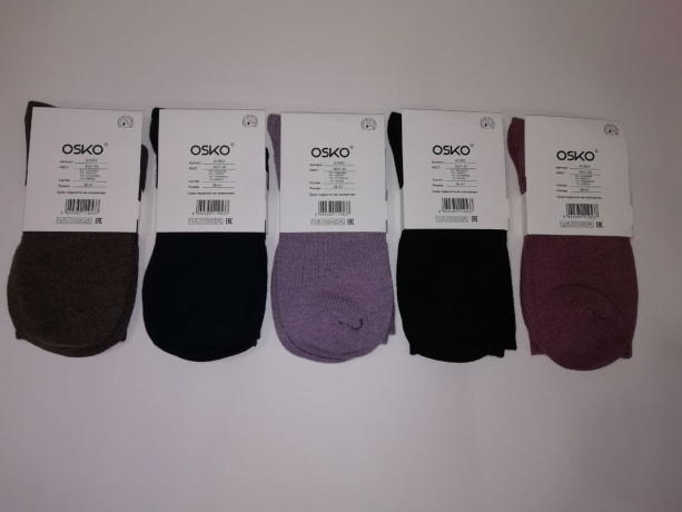 Женские носки высокие из кашемира, ассорти