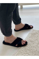 Мужские тапочки велсофт &quot;Крестик&quot;