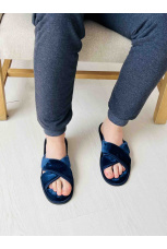 Мужские тапочки велсофт &quot;Крестик&quot;