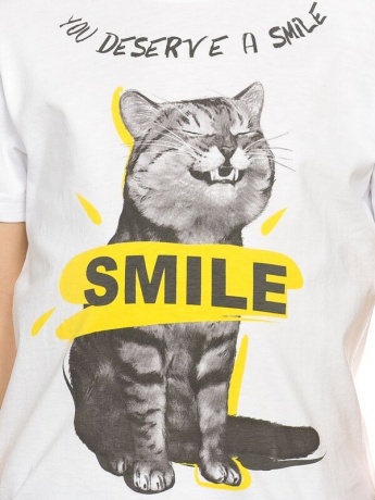 Футболка для мальчиков (котик) р.86-110