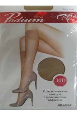 Рodium Гольфы 30 den бежевые