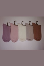 Женские носки 736, в рубчик, ассорти