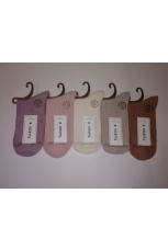 Женские носки 736, в рубчик, ассорти