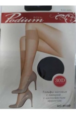 Рodium Гольфы 30 den черные