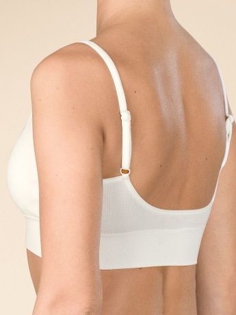 Майка-топ для женщин на тонких бретелях (белый)