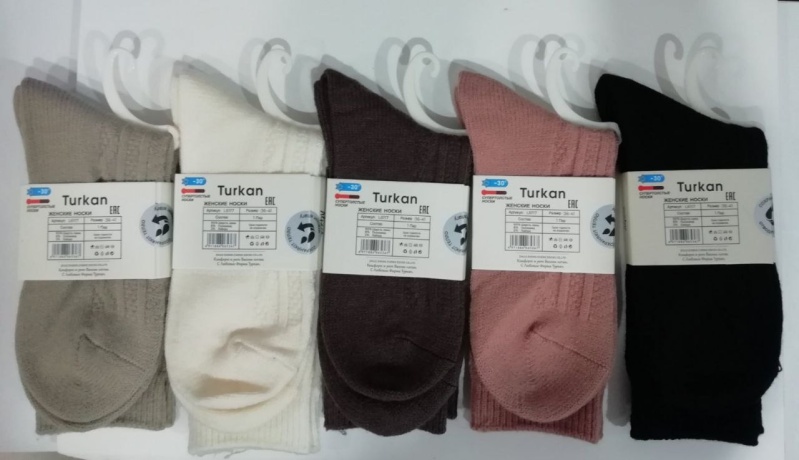 Женские носки 6117, из натуральной шерсти ламы