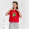 Новогодняя пижама Праздник-1 красный