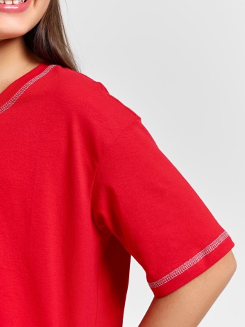 Новогодняя пижама Праздник-1 красный