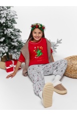 Костюм для девочки Праздник-1 красный