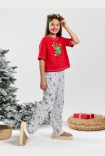 Костюм для девочки Праздник-1 красный