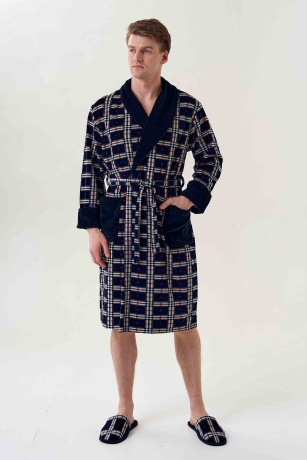 Халат мужской из велюра