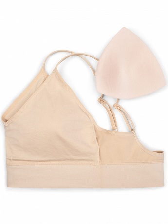 Майка-топ для женщин на тонких бретелях (бежевый)