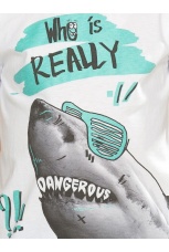 Футболка для мальчиков (акула) р. 86-110