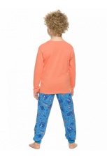 Комплект для мальчиков &quot;Не будите во мне зверя&quot; коралловый