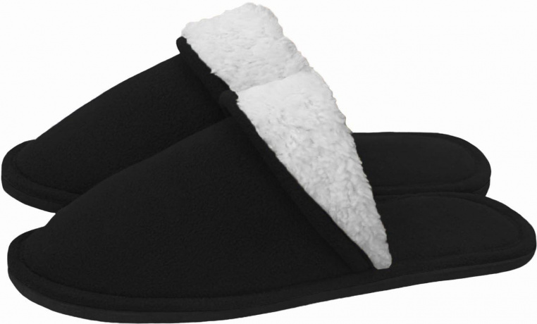 Мужские тапочки флис с закрытым носом