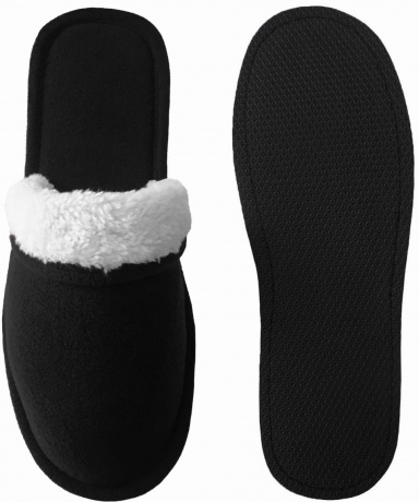 Мужские тапочки флис с закрытым носом
