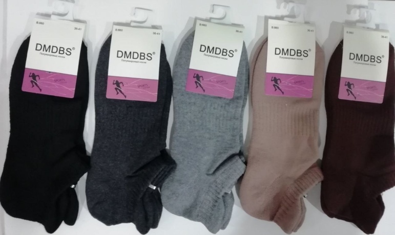 Женские носки B860, укороченные, ассорти