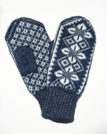 Шерстяные варежки