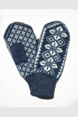 Шерстяные варежки