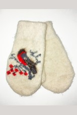 Шерстяные варежки