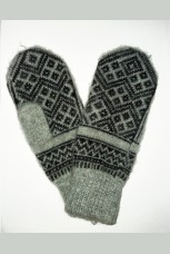 Шерстяные варежки