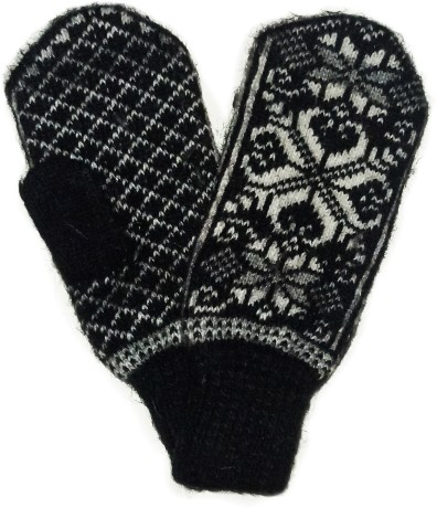 Шерстяные варежки