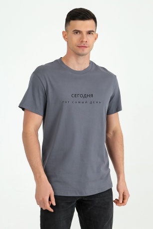 Футболка мужская Хит-3 серый