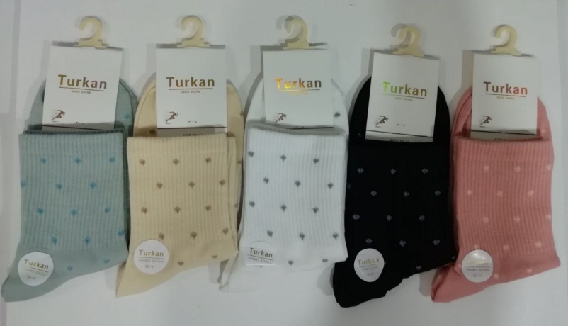 Женские носки 7151, маленькие сердечки