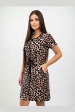 Халат женский леопард