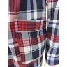 Мужская пижама фланель с начесом, красная клетка
