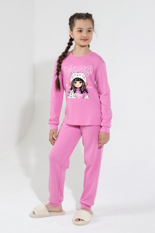 Пижама для девочки Энди розовый