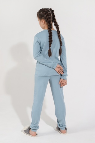 Пижама для девочки Энди серый