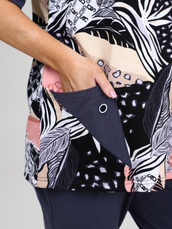 Костюм женский с бриджами большие размеры