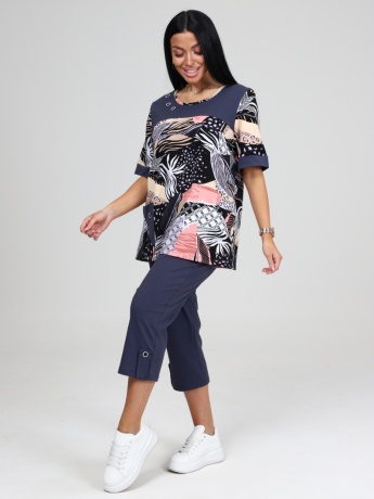 Костюм женский с бриджами большие размеры