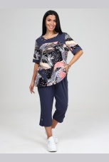 Костюм женский с бриджами большие размеры