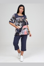 Костюм женский с бриджами большие размеры