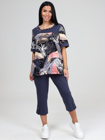 Костюм женский с бриджами большие размеры