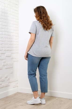 Футболка женская Энигма серый